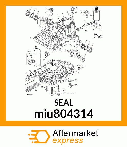 SEAL, SEAL, 25.4 X 47 X 6.4 miu804314