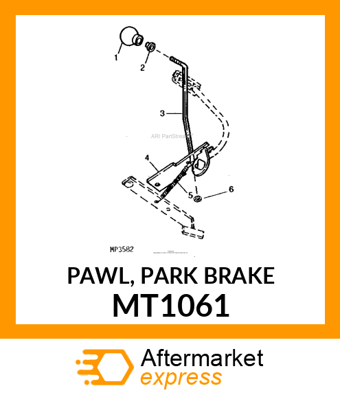 PAWL, PARK BRAKE MT1061