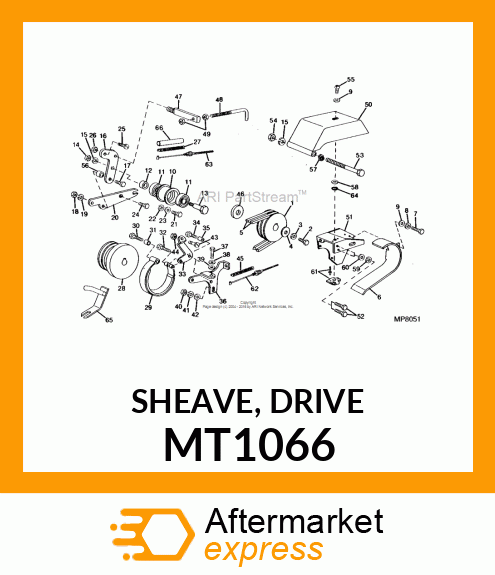 SHEAVE, DRIVE MT1066