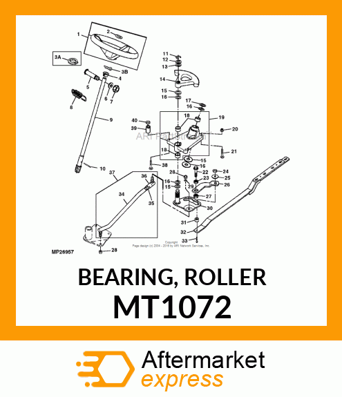 BEARING, ROLLER MT1072