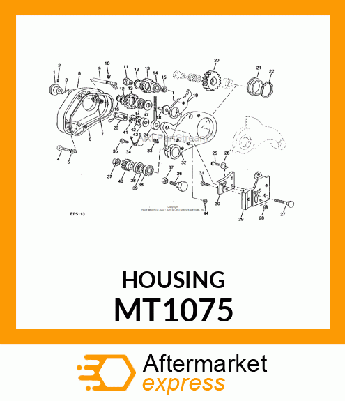 CASE, DRIVE GEAR MT1075