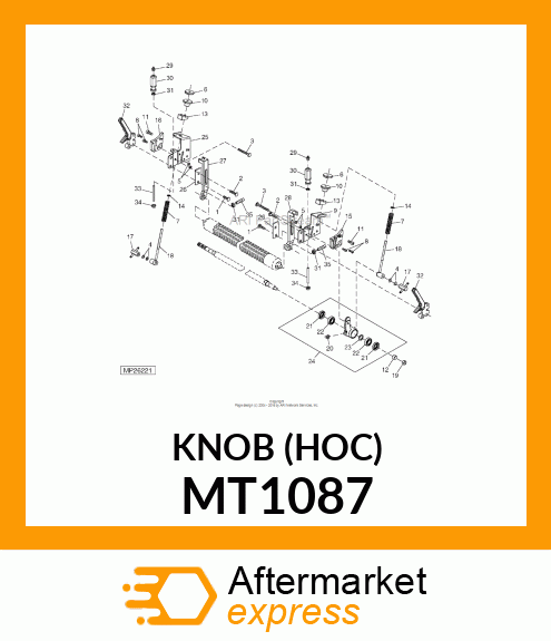 KNOB (HOC) MT1087