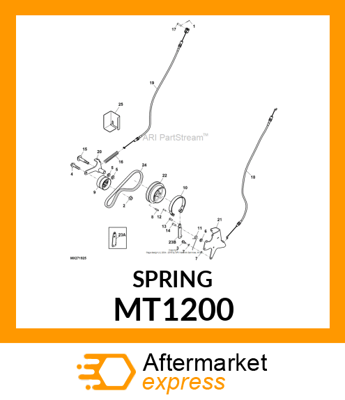 SPRING, COMPRESSION (CLUTCH/BRAKE) MT1200