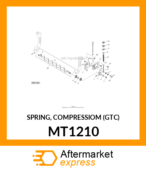 SPRING, COMPRESSIOM (GTC) MT1210