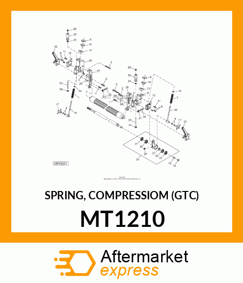 SPRING, COMPRESSIOM (GTC) MT1210