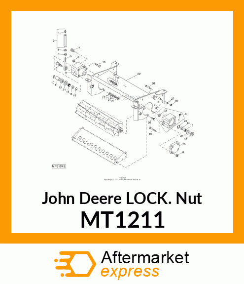 NUT, LOCK 7/8 MT1211