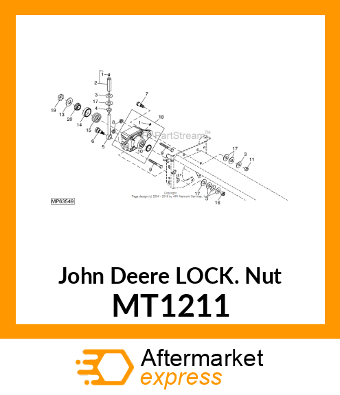 NUT, LOCK 7/8 MT1211