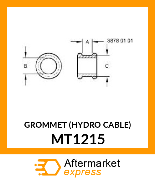 GROMMET (HYDRO CABLE) MT1215