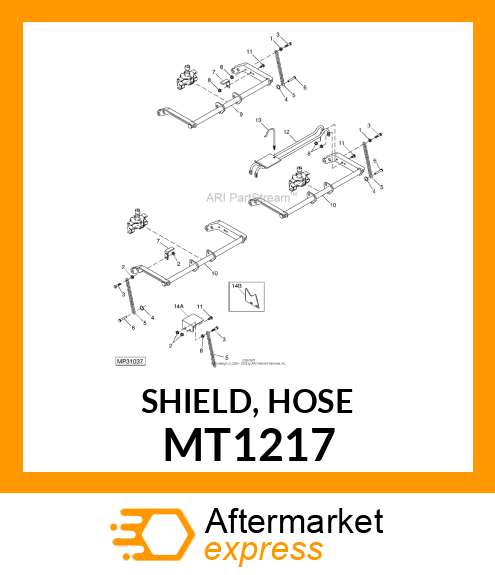 SHIELD, HOSE MT1217