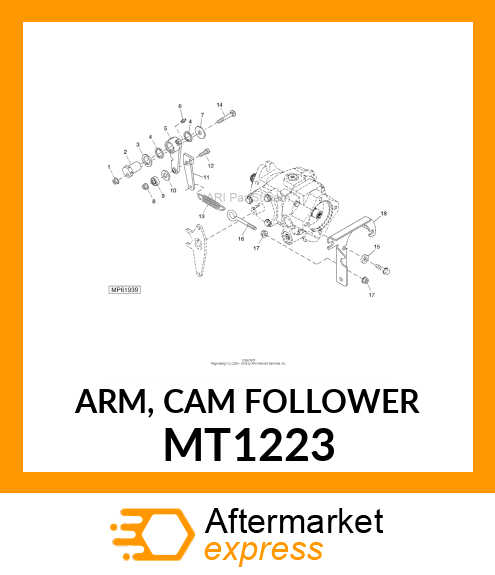 ARM, CAM FOLLOWER MT1223