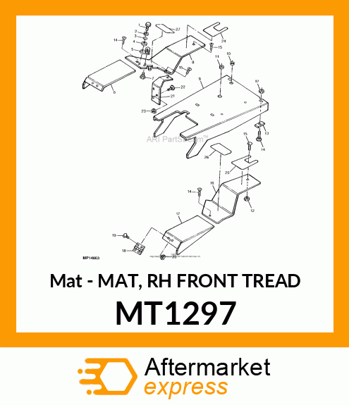 Mat Rh Front Tread MT1297