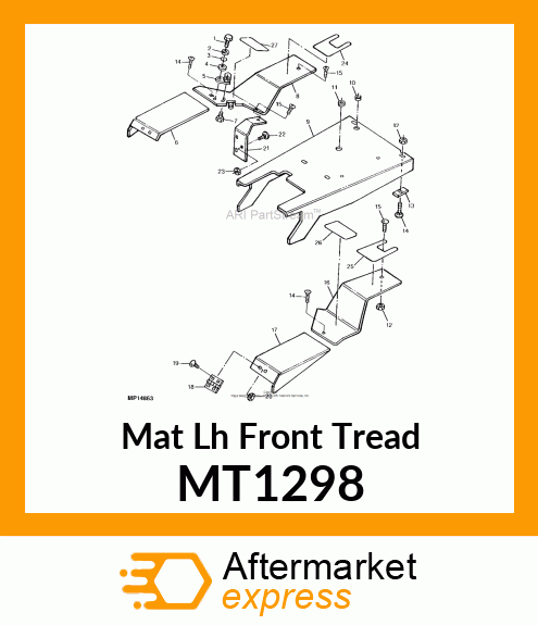 Mat Lh Front Tread MT1298