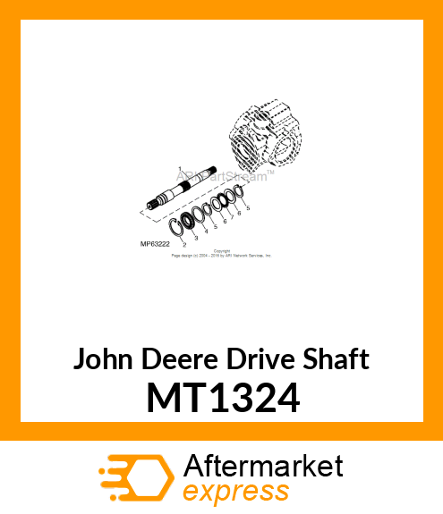 SHAFT, DRIVE S/A SPLINED MT1324