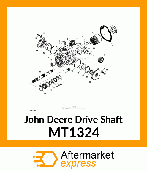 SHAFT, DRIVE S/A SPLINED MT1324