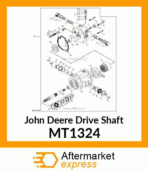 SHAFT, DRIVE S/A SPLINED MT1324