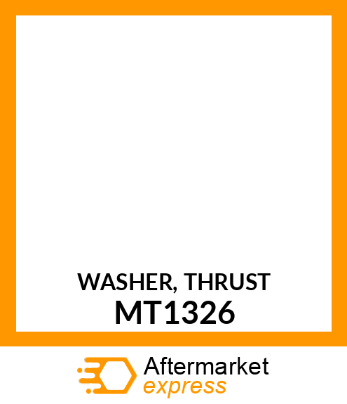 WASHER, THRUST MT1326