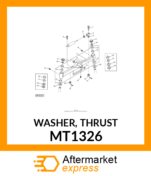 WASHER, THRUST MT1326