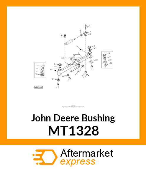 BUSHING, KING PIN MT1328