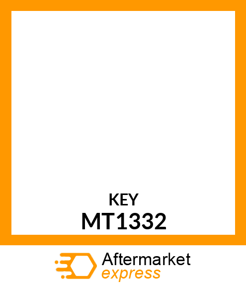 KEY, 5/16" X 1" LONG # MT1332