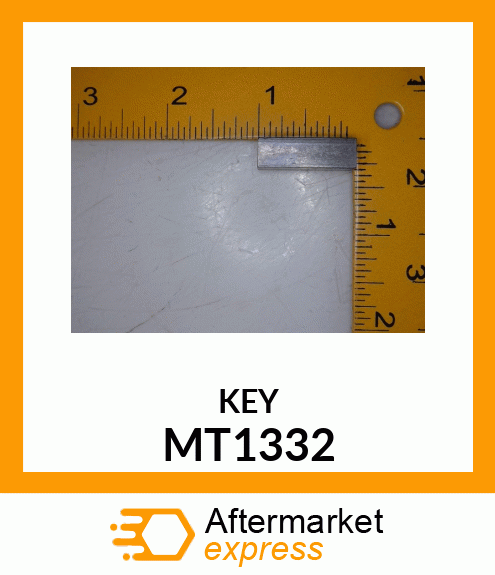 KEY, 5/16" X 1" LONG # MT1332