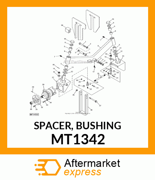 SPACER, BUSHING MT1342