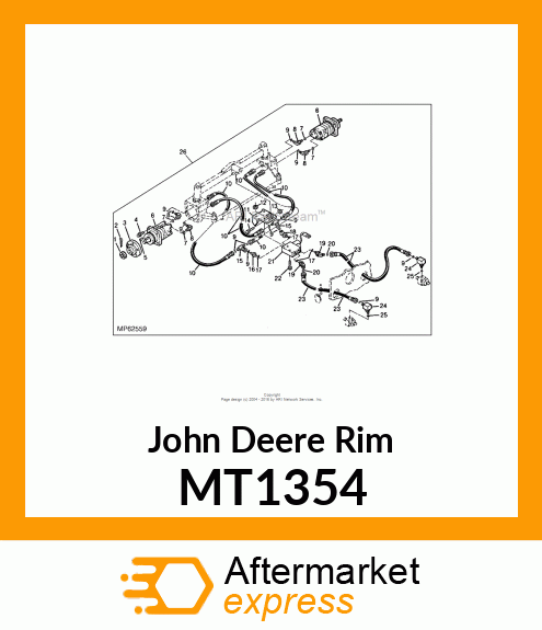 WHEEL, DICO 16170 5 MT1354