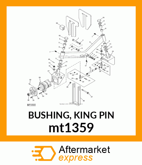 BUSHING, KING PIN mt1359