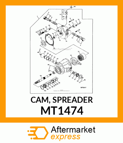 CAM, SPREADER MT1474