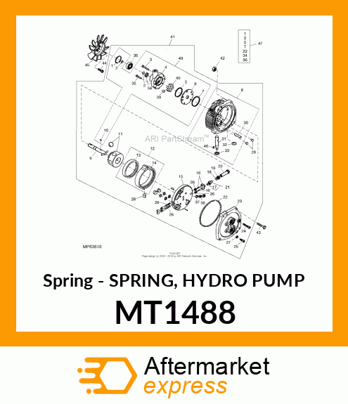 Spring Hydro Pump MT1488