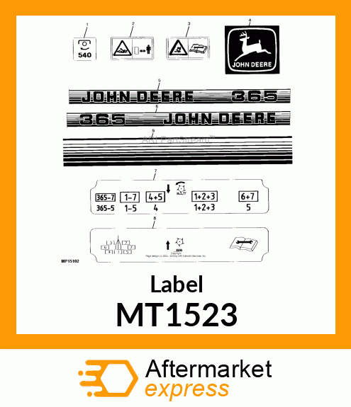 Label MT1523