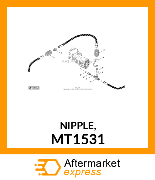 NIPPLE, MT1531