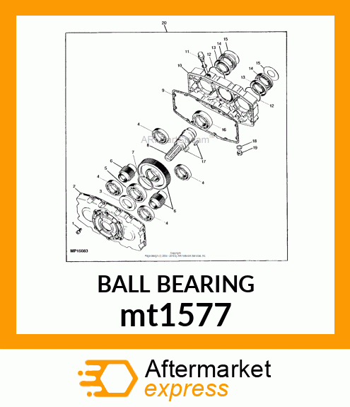 BALL BEARING mt1577