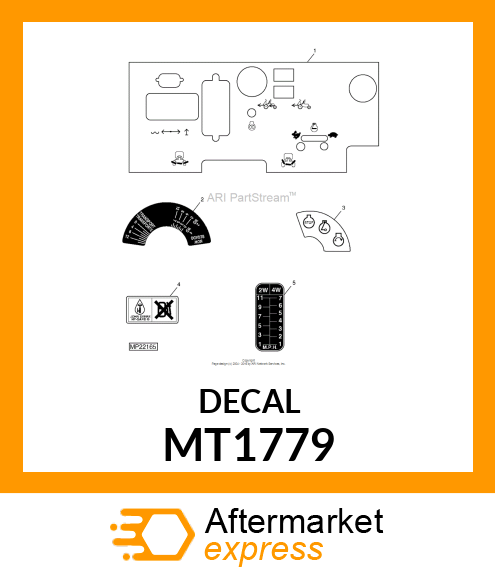 LABEL, NO FUEL MT1779