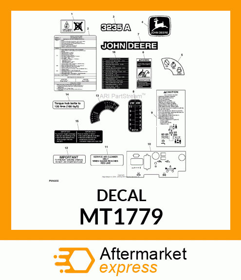 LABEL, NO FUEL MT1779