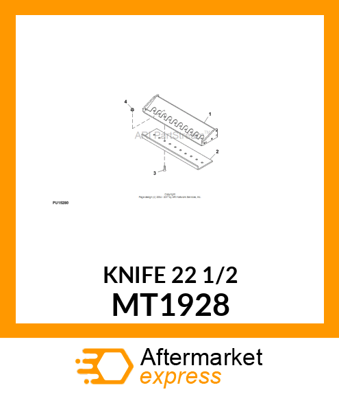 KNIFE,STATION.9.8 MM MT1928