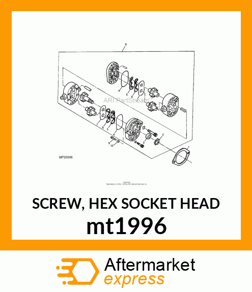 SCREW, HEX SOCKET HEAD mt1996