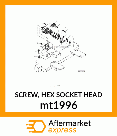 SCREW, HEX SOCKET HEAD mt1996