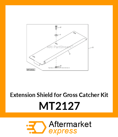 Extension Shield for Gross Catcher Kit MT2127