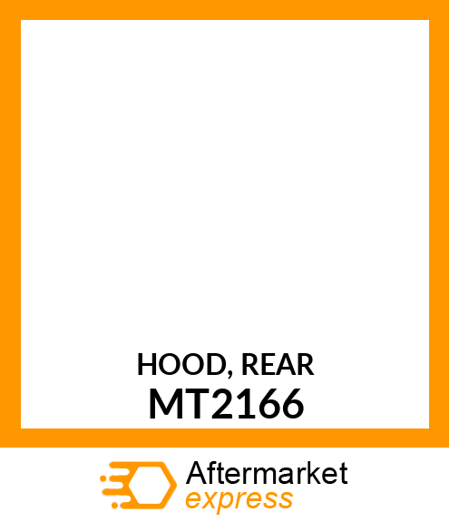 HOOD, REAR MT2166