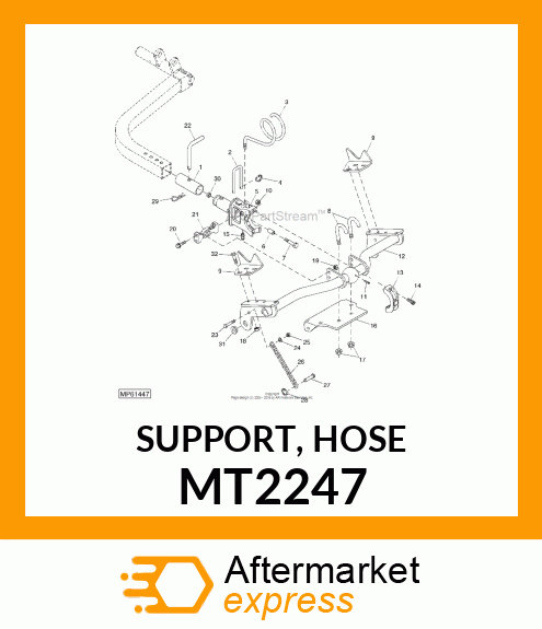 SUPPORT, HOSE MT2247