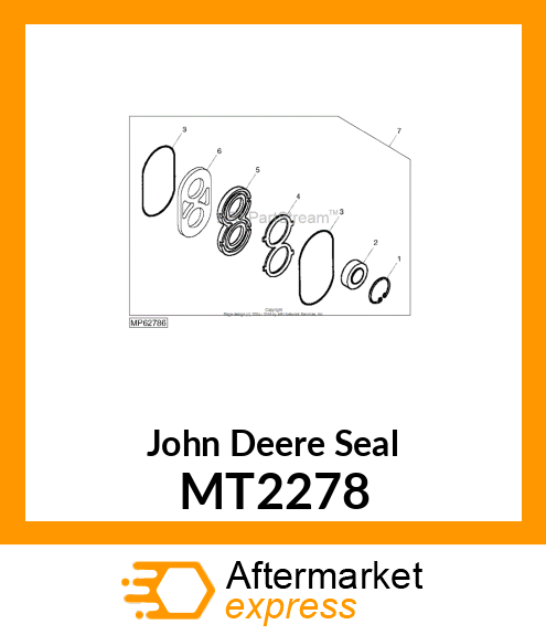 SEAL, SHAFT MT2278