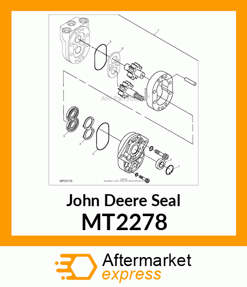 SEAL, SHAFT MT2278