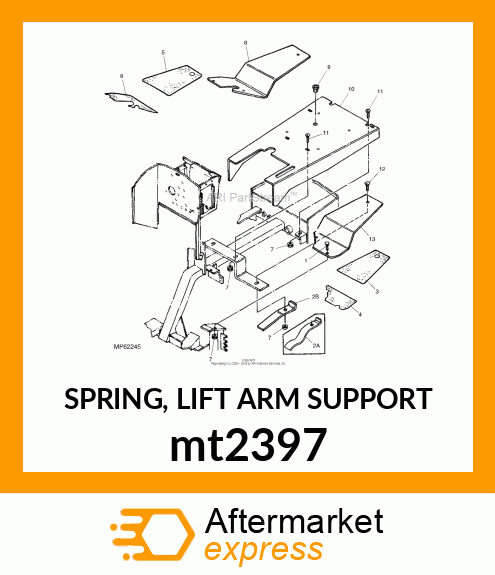 SPRING, LIFT ARM SUPPORT mt2397