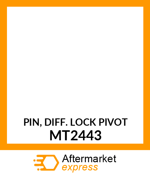 PIN, DIFF. LOCK PIVOT MT2443