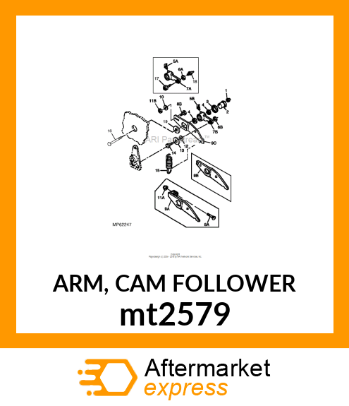 ARM, CAM FOLLOWER mt2579