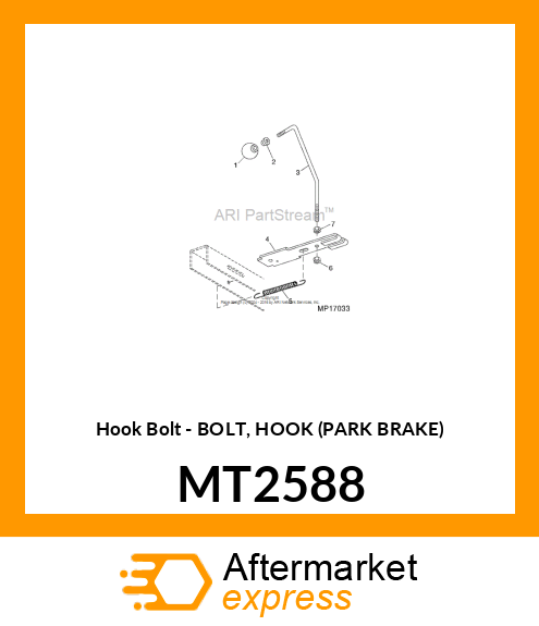 Hook Bolt MT2588