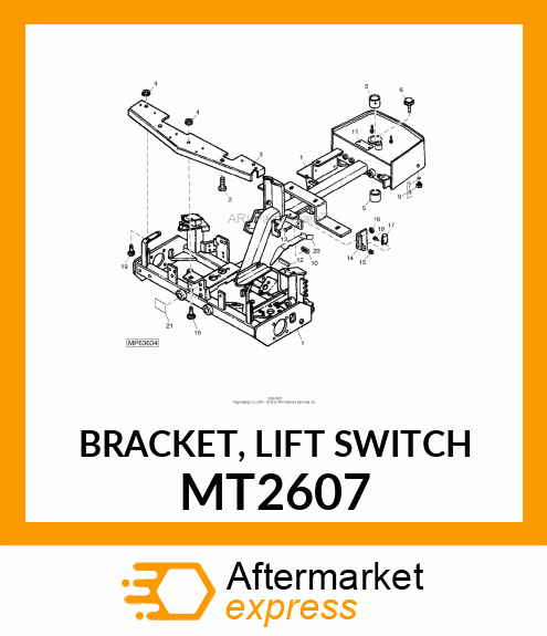 BRACKET, LIFT SWITCH MT2607