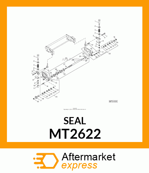 SEAL, SHAFT MT2622
