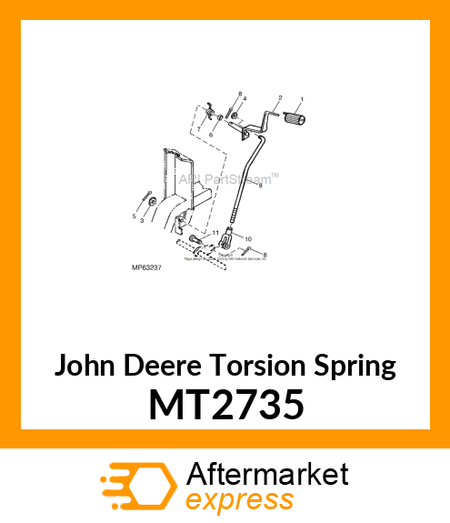 SPRING, TORSION MT2735