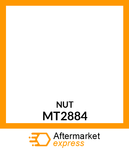 NUT, HEX 1" MT2884